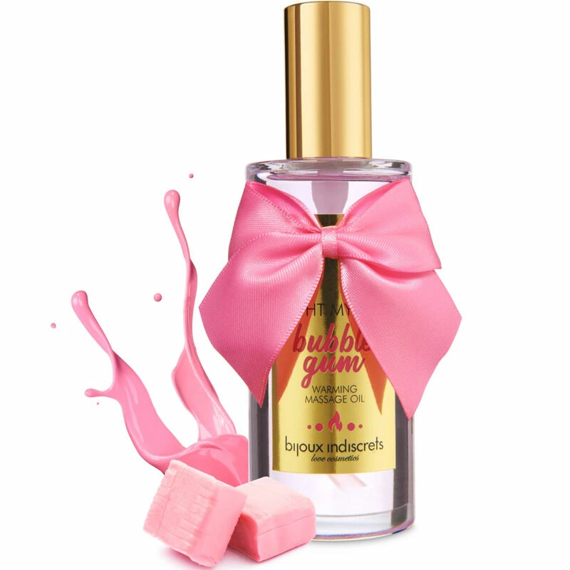 Bijoux Indiscrets Light My Fire Olejek do masażu rozgrzewający, guma balonowa 100ml