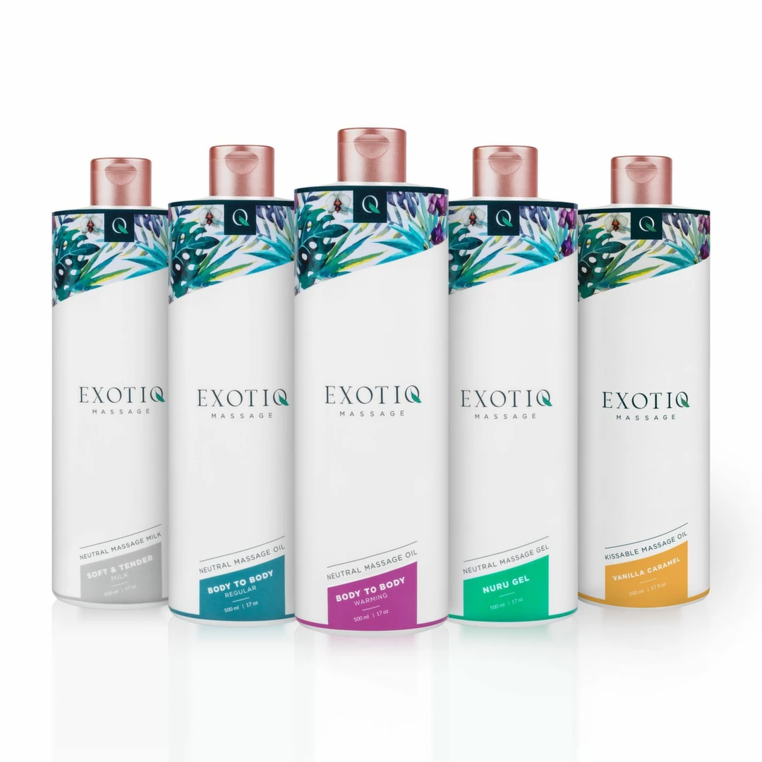 Exotiq Olejek do Masażu Wanilia-Karmel 500 ml - pielęgnacja i relaks